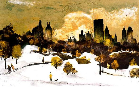 Central Park Winter or Snow in Central Park