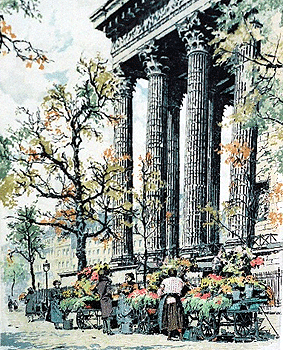 Flower Market, Paris	