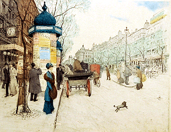 On the Boulevard St. Denis, Paris