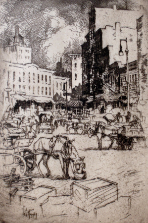 The Market in South Water Street, Chicago