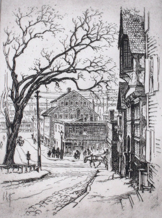 Steeple Street from Thomas Street, Providence, RI